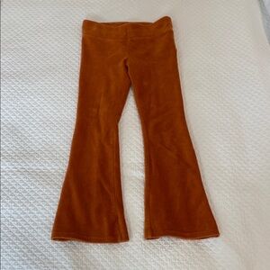 Cozy Kids Flared Bottoms in retro orange